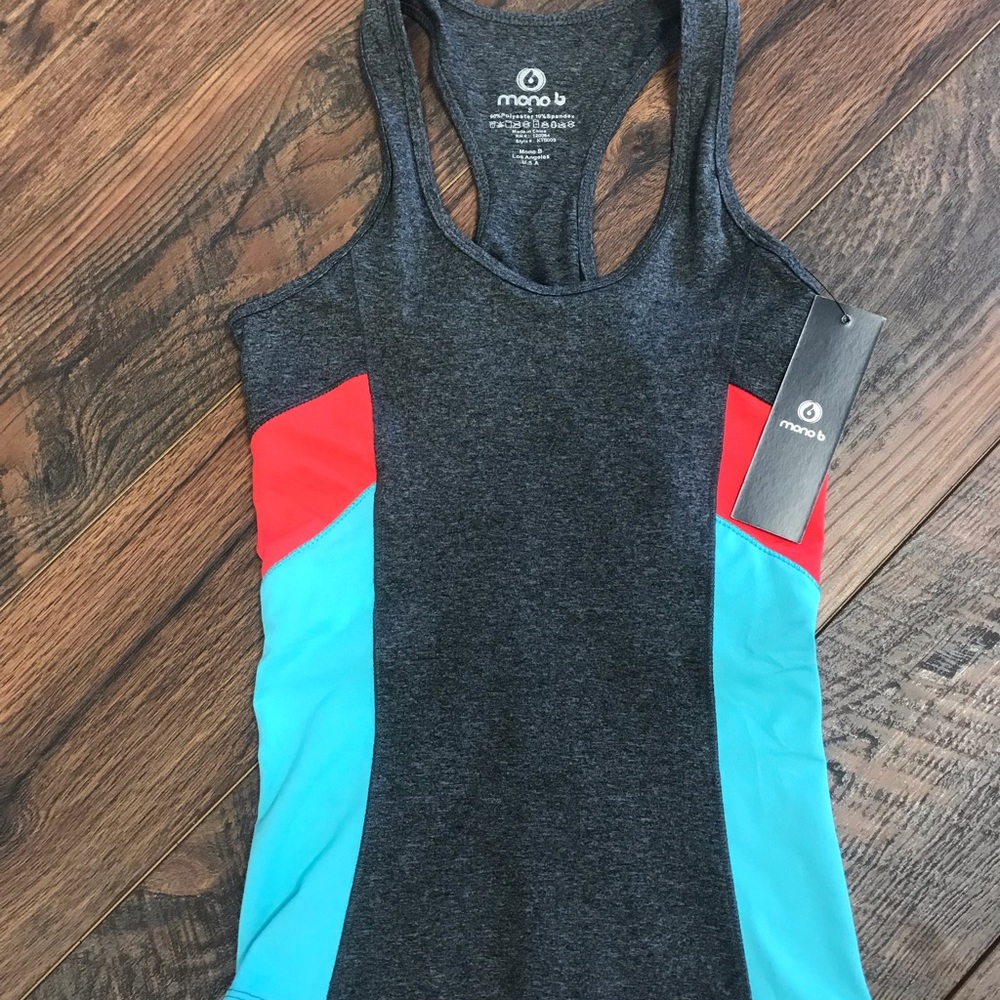 Mono b Racerback Tank